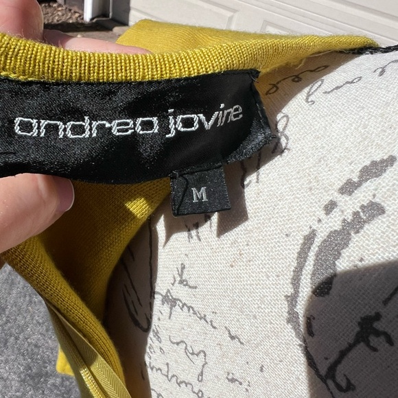 Andrea Jovine wool vintage dress size Medium - Picture 4 of 4